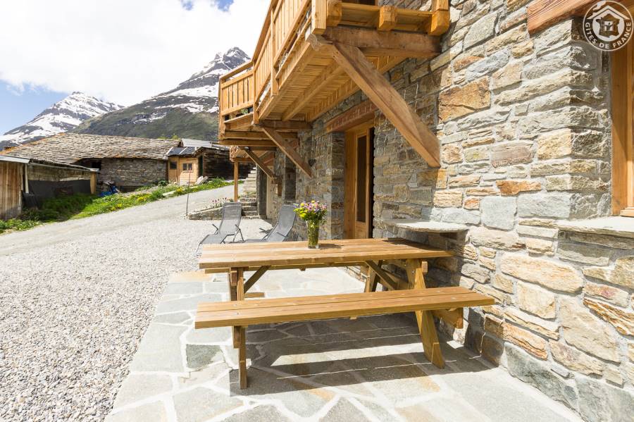 Gîtes de France N°73G47199 (CHALET LES ECRINS) BONNEVAL SUR ARC