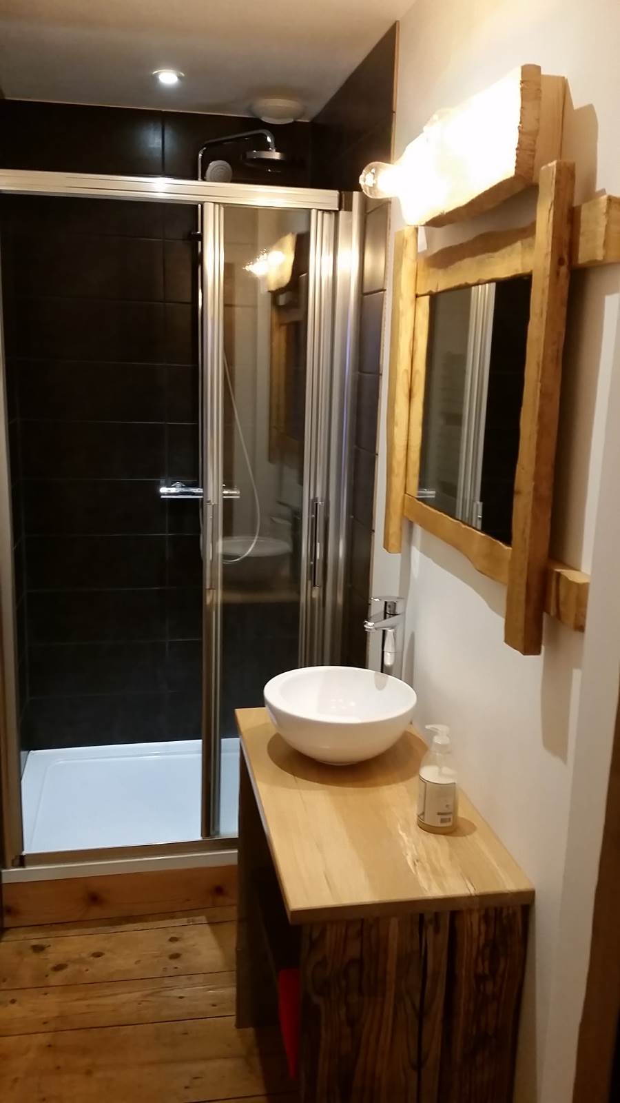 chambre Vénéon : salle de douche